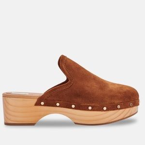 DOLCE VITA CLOSEN CLOGS COGNAC SUEDE